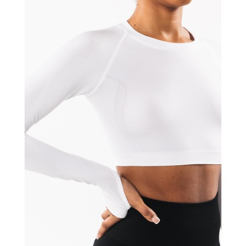 Must-Have Stratus LS Crop - White Ready for Shipment