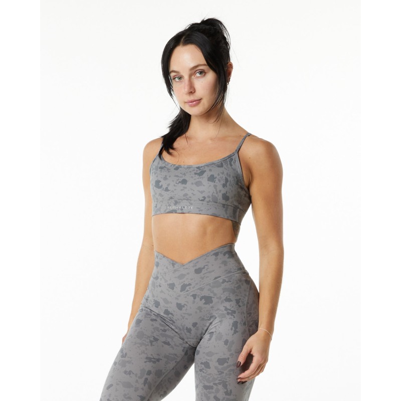 Must-Have Surface Limitless Bra - Pebble Print Stone Grey Limited Stock