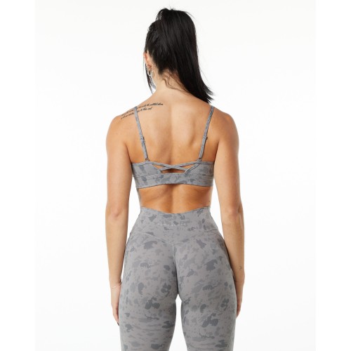 Must-Have Surface Limitless Bra - Pebble Print Stone Grey Limited Stock