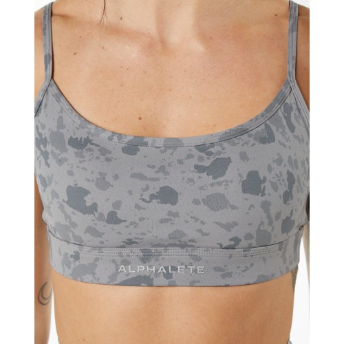 Must-Have Surface Limitless Bra - Pebble Print Stone Grey Limited Stock