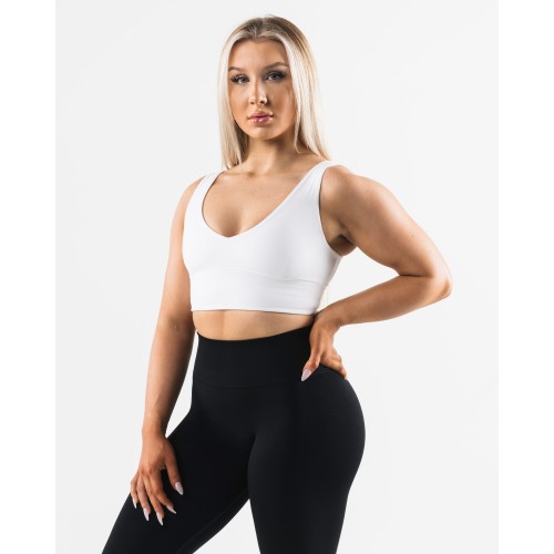 Must-Have Tenacity Celeste Bra A/B Cup - White On Hand Now