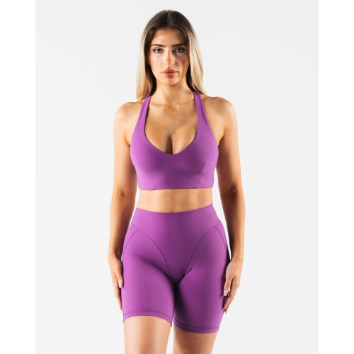 Must-Have Tenacity Deep V Cady Bra - Blaze - Purple Just In