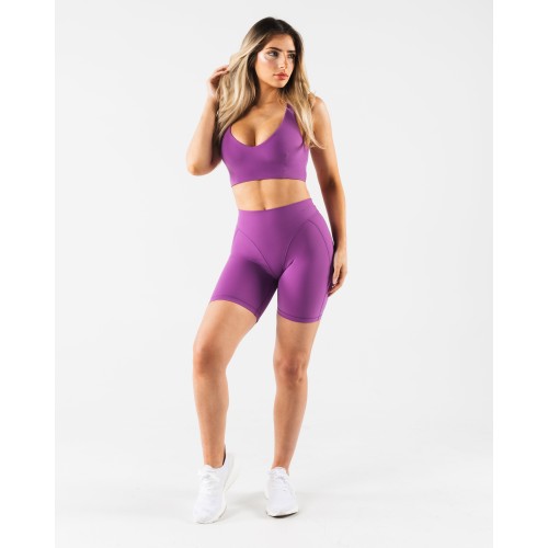 Must-Have Tenacity Deep V Cady Bra - Blaze - Purple Just In