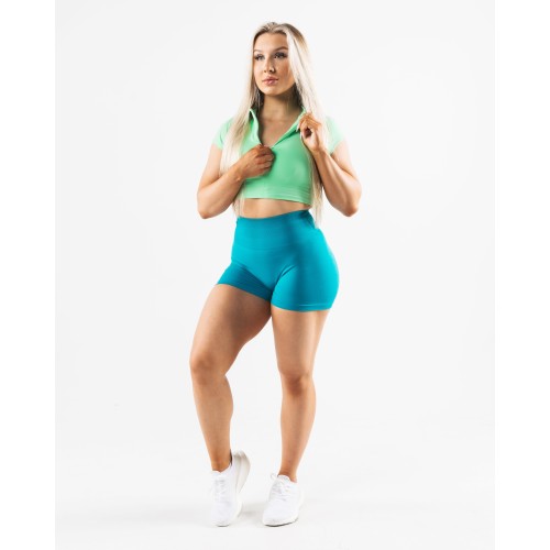 Must-Have Tenacity KDM Zip Bra - Aurora - Green Ready for Shipment