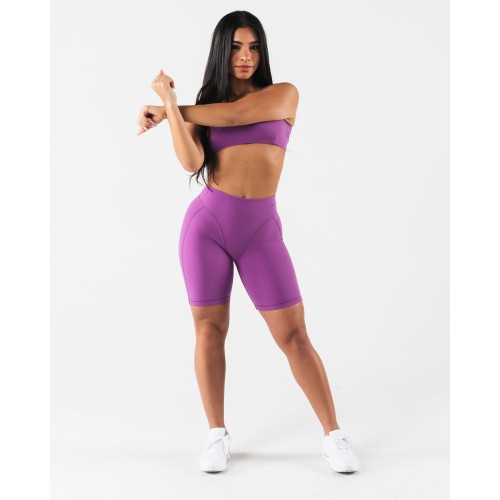 Must-Have Tenacity Parker Biker Short 7” - Blaze - Purple Ready for Shipment