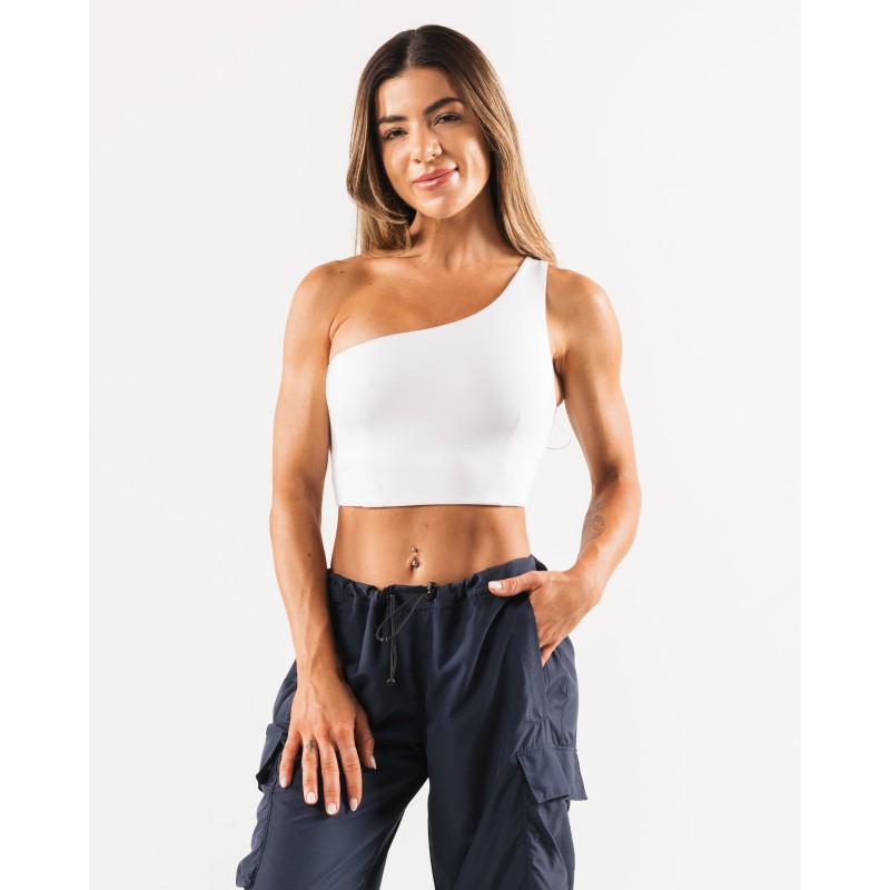 Must-Have Tenacity Vale Bra - White Hot New Item