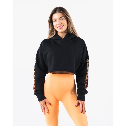 Must-Have Trilogy Crop Hoodie - Black New Collection