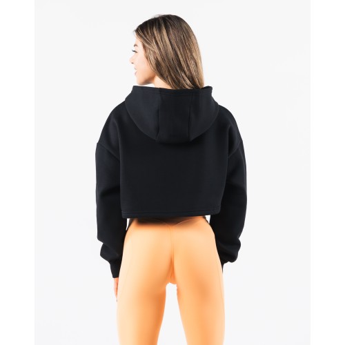 Must-Have Trilogy Crop Hoodie - Black New Collection