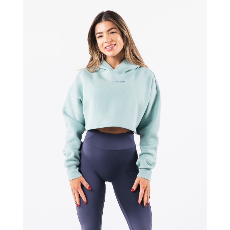 Must-Have Trilogy Crop Hoodie - Celestial Blue New Stock