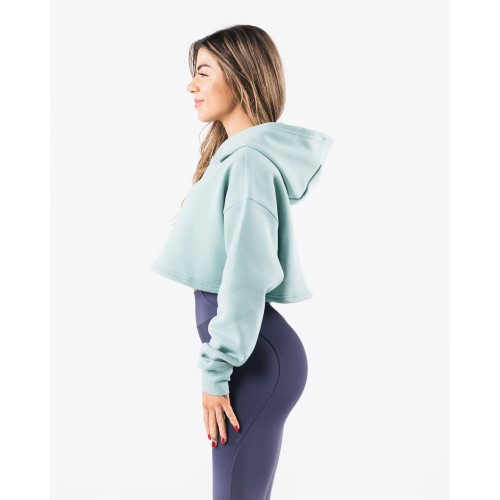 Must-Have Trilogy Crop Hoodie - Celestial Blue New Stock