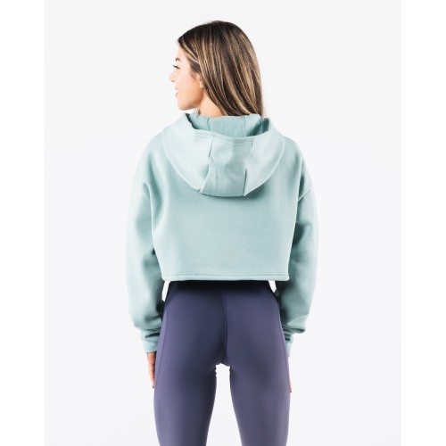 Must-Have Trilogy Crop Hoodie - Celestial Blue New Stock