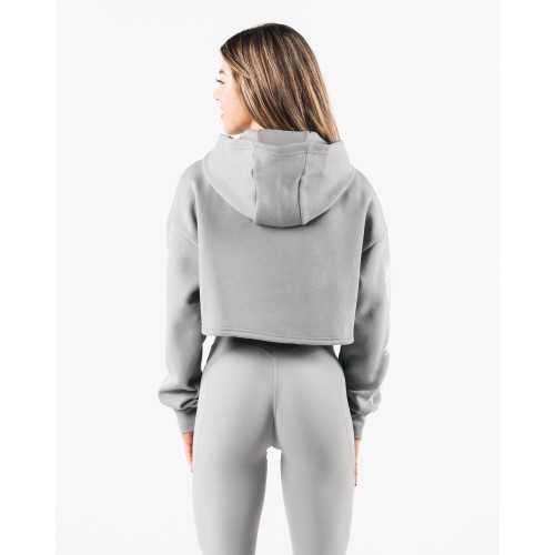 Must-Have Trilogy Crop Hoodie - Grey New Collection