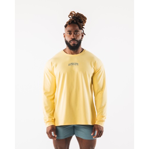 Must-Have AA Paisley Print LS Tee - Yellow New Release