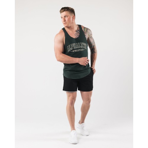 Must-Have AA Raw Cut Tank - Evergreen - Green