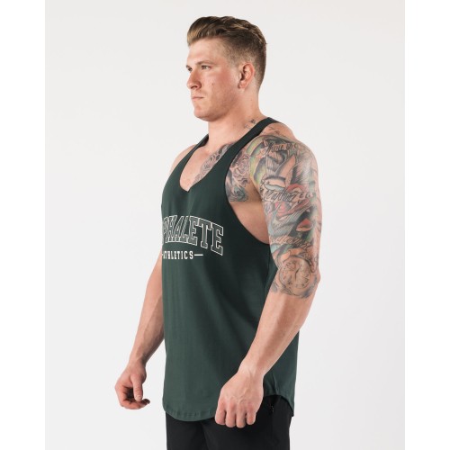 Must-Have AA Raw Cut Tank - Evergreen - Green