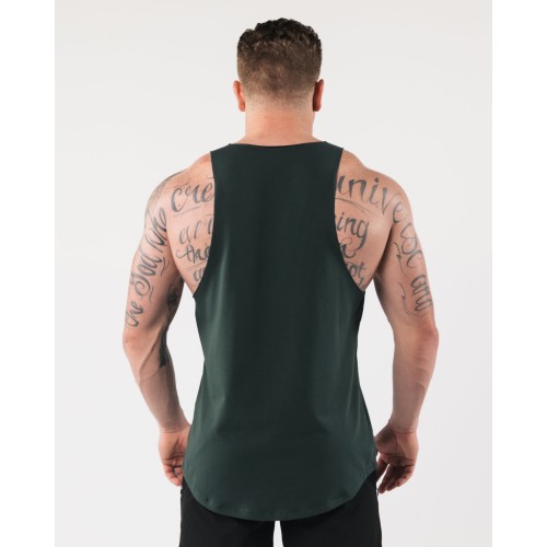 Must-Have AA Raw Cut Tank - Evergreen - Green