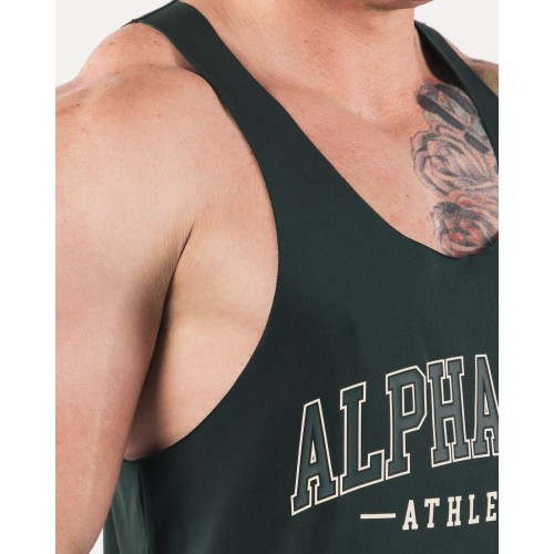 Must-Have AA Raw Cut Tank - Evergreen - Green