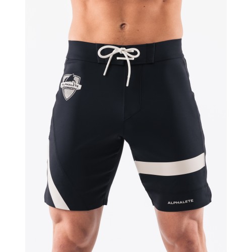 Must-Have Aztec Boardshort - Black Linen Ready for Shipment