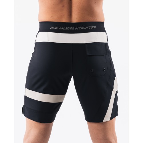 Must-Have Aztec Boardshort - Black Linen Ready for Shipment