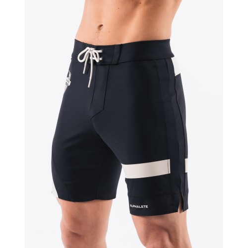 Must-Have Aztec Boardshort - Black Linen Ready for Shipment