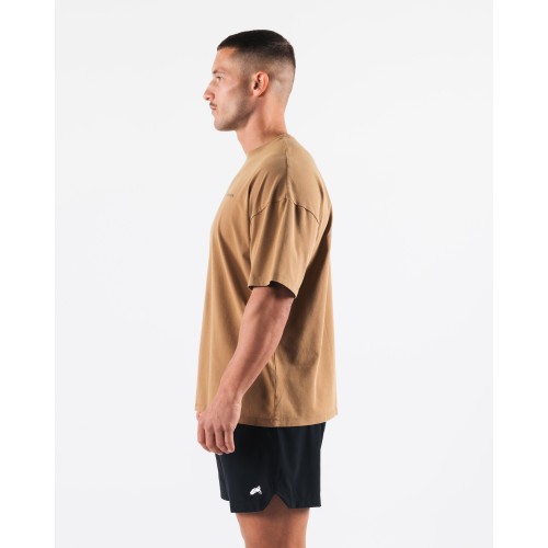 Must-Have Breathe More Tee - Magnetic Field - Brown On Hand Now