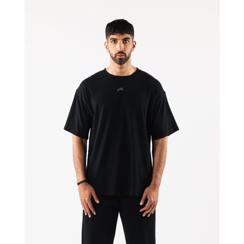 Must-Have Aligned Tee - Black Available for Immediate Shipping