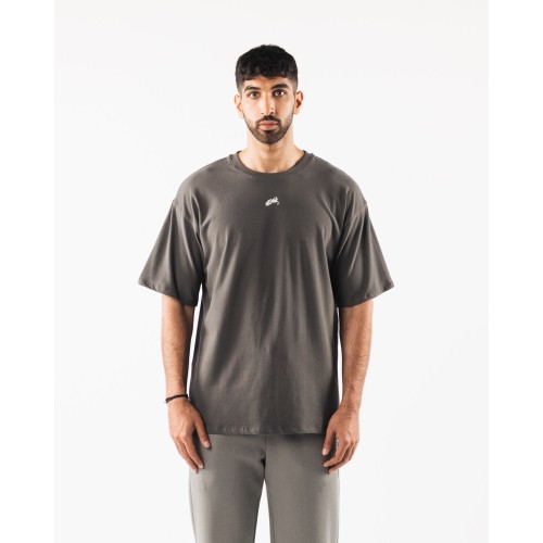 Must-Have Aligned Tee - Pewter - Brown Ready for Shipment