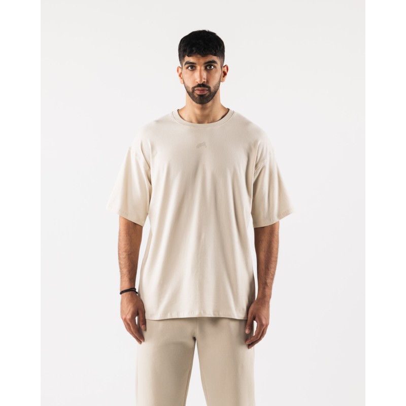 Must-Have Aligned Tee - Sea Salt - Brown Fresh Release