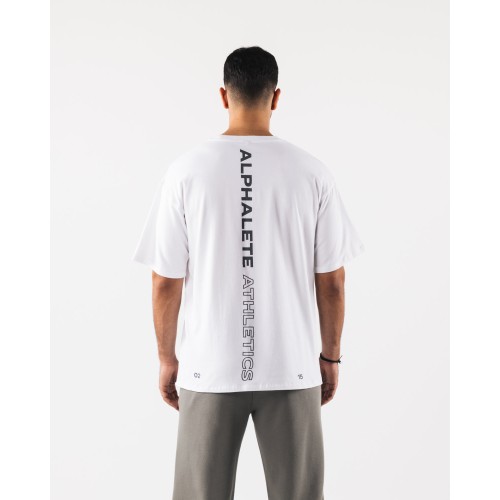 Must-Have Aligned Tee - White / Pewter Limited Stock