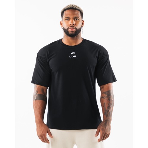 Must-Have Brushed Crest Tee - Black New Collection